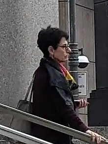 Photograph of Barbara Fried in profile