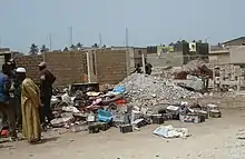 A dusty dump