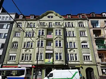 Fritz Herold tenement at 73 Dworcowa Street (1910–1912).