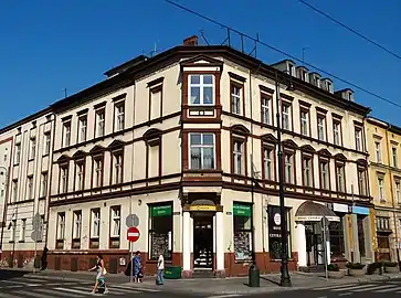 Hotel Centralny at 85 Dworcowa Street (1875–1876).