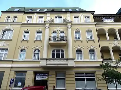 Facade on Pomorska street