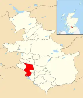 Location of the ward