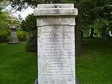 Dr. Benjamin Waterhouse's grave