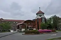 Entrance to the Katharine Drexel Shrine, April 2012