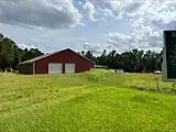 Beulah Hubbard gymnasium, now used to store equipment for Newton County Highway Department.