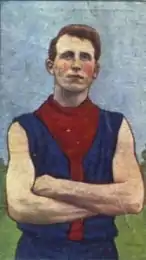 Bill Allen played 142 matches for Melbourne from 1910 to 1915 and 1919 to 1923