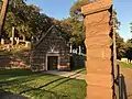 Boxwood Cemetery entry building