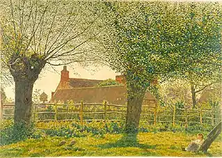 At Binsey, near Oxford (1862), by George Price Boyce.