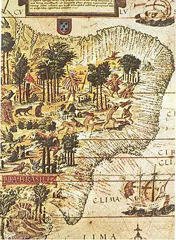 "Terra Brasilis", Miller Atlas, 1519, French National Library in Paris