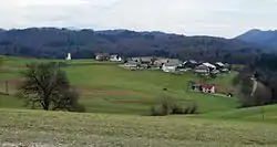 View of Brezje from Hinjce