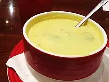 Broccoli cheese soup