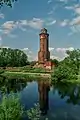 Tower of the Castle in Brodnica, where she resided. The castle was pulled down in 1785 by the Prussians.