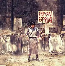 Cover art of Buchanan's debut album, Human Spring.