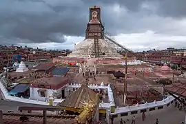 One of world heritage site of Nepal Boudhastupa