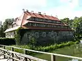 House in the palacial garden