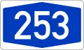 Bundesautobahn 253 number.svg