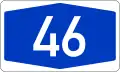 Bundesautobahn 46 number.svg