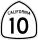 State Route 10 marker