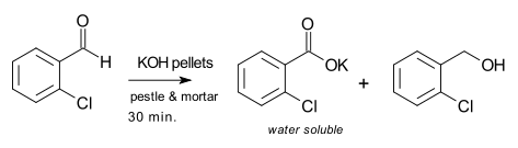 Solvent-free Cannizzaro reaction