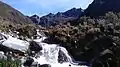 Waterfall at the base of Humboldt Peak