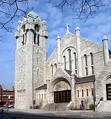 Saint Cecilia's, 1891-1901, at North Henry and Herbert streets, Greenpoint, Brooklyn.