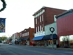 Buildings on Center Avenue