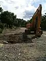 Construction begins on Phase 1 of the Charles River to Alewife Connector multi-use path, July 2010