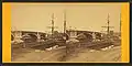 Stereo image pair of the Chestnut Street Bridge c. 1865-1907