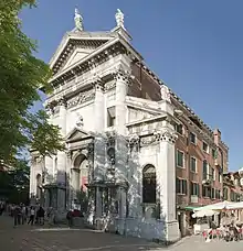 Facade of San Vidal,  Venice