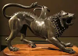 Chimera of Arezzo, bronze, c. 400 BC