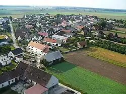 Aerial view of Chrzelice