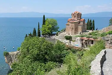 Church of Saint John the Theologian at Kaneo on the cliff