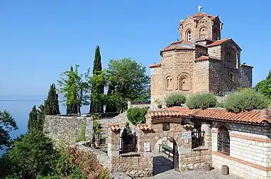 View of the church from the base