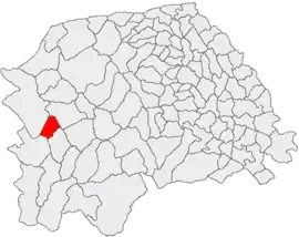 Location in Suceava County