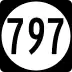 State Route 797 marker