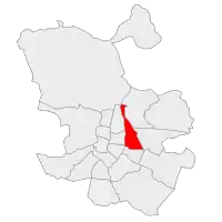 Location of Ciudad Lineal