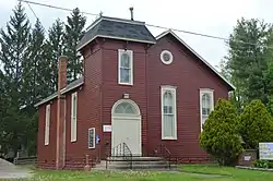 Township hall at Clarksfield