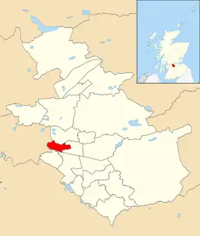 Location of the ward