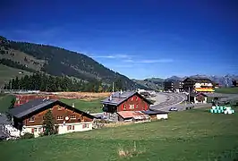 The summit of the pass in summer