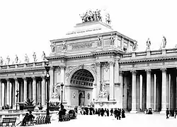 World's Columbian Exposition - Columbian Arch, and Columbus Quadriga