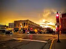 Columbus, Wisconsin before the storm Columbus Downtown Historic District