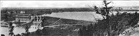 Cooke Dam Au Sable River MI c 1920