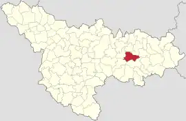 Location in Timiș County