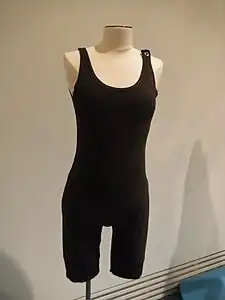 Cotton jersey bathing suit ca.1910s