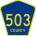 County Route 503 marker