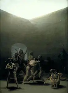 Francisco Goya, Yard with Lunatics, 1794