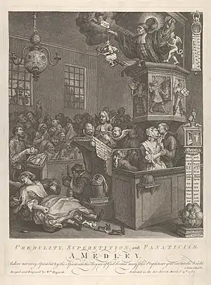 Credulity, Superstition, and Fanaticism, William Hogarth, 1762