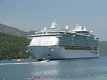 A cruise ship at Labadie.