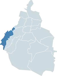 Cuajimalpa de Morelos within Mexico City