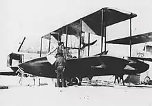 The first USMC plane: a Curtiss C-3 in Culebra, Puerto Rico.